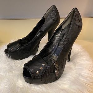 IRON FIST Roughrider Platform Skull Pumps